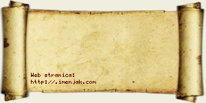 Jana Rusić vizit kartica